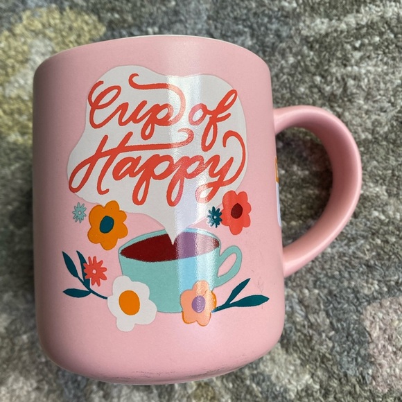 Opal house Ceramic Pink Floral Mug - Cup of Happy - Picture 5 of 5